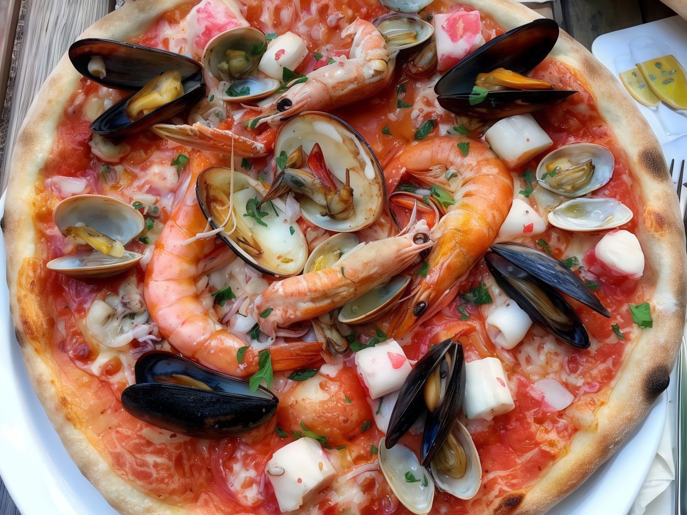 Seafood Pizza
