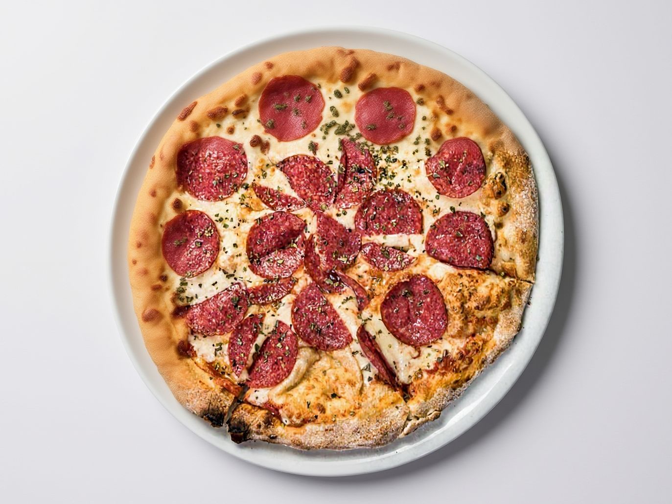 Salami Pizza