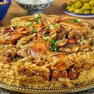 Chicken Makloba Dish