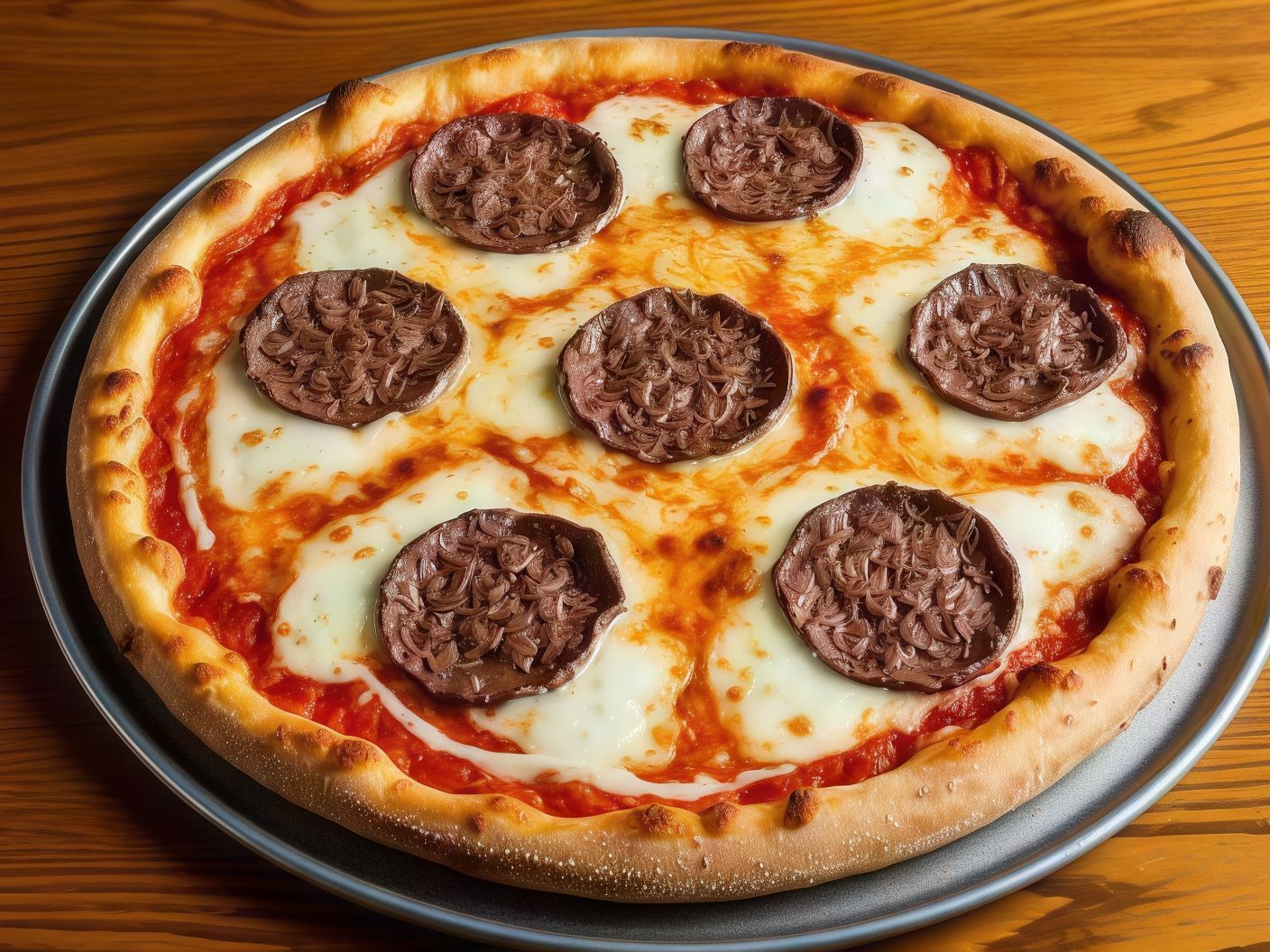 Truffle Burger Pizza