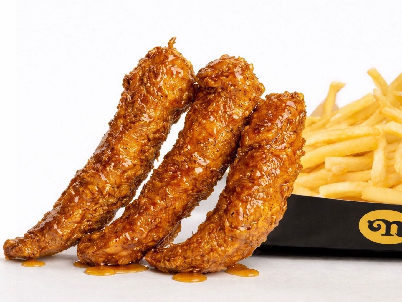 3 Pcs Honey And Sriracha Tenders Chicken
