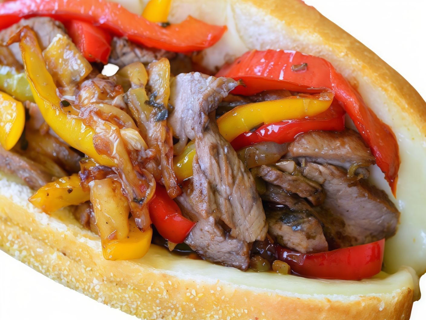 Meat Fajita Sandwich