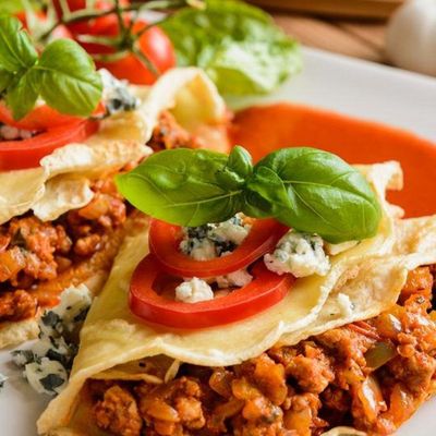 Minced Meat Crepe