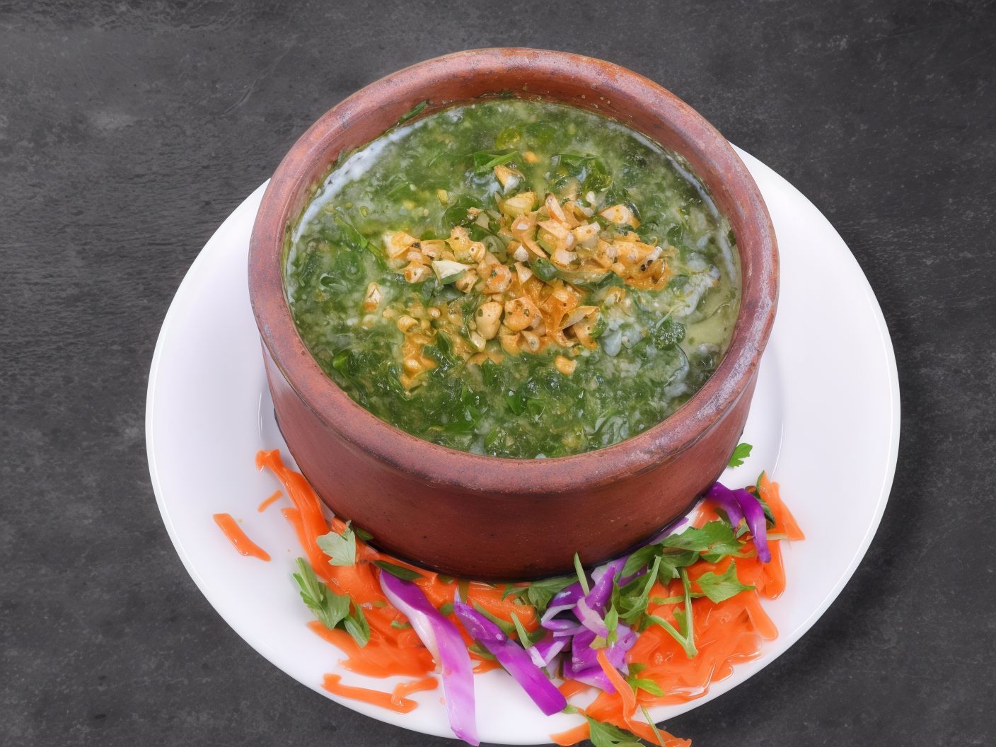 Molokhia tagine with meat