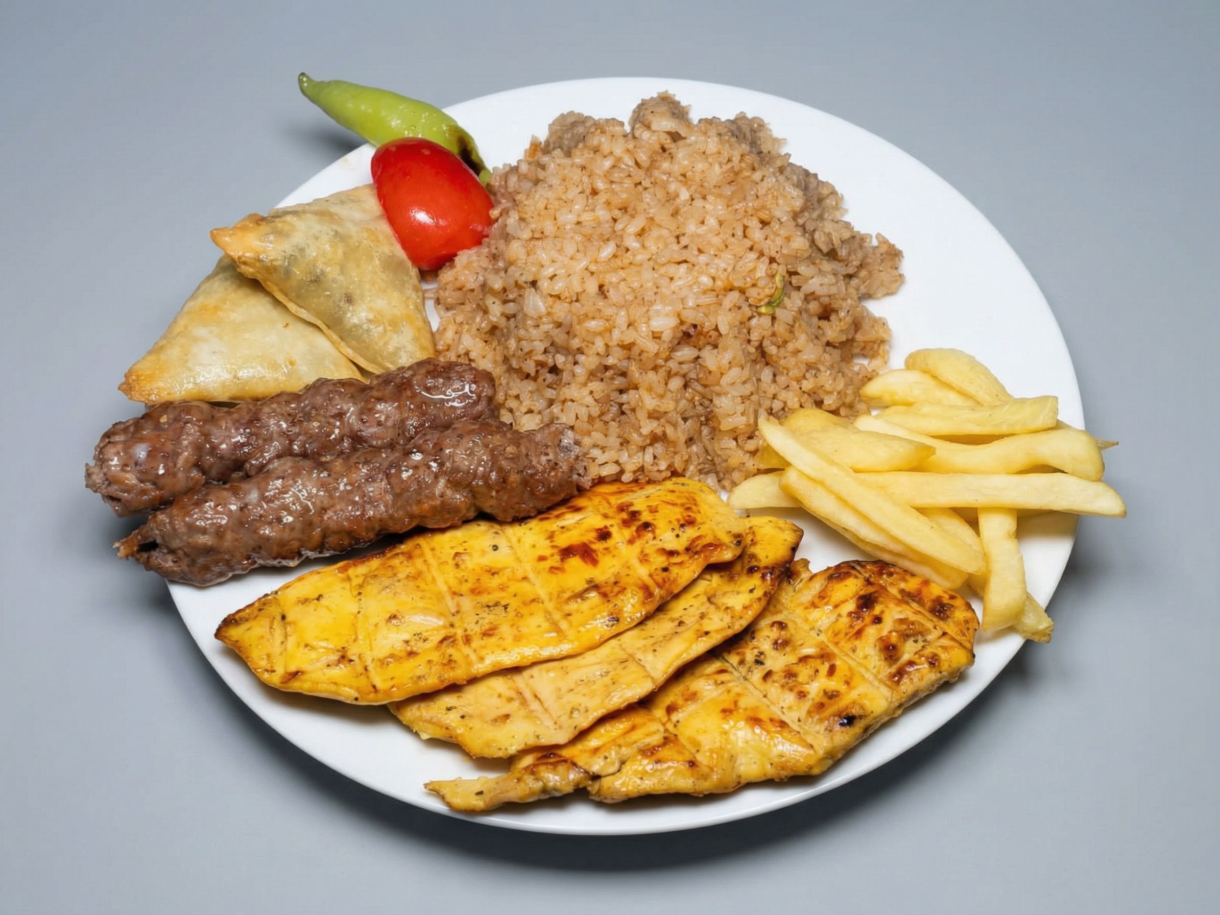 Al Basha Meal 1/4 Grilled Breasts$1/8kofta