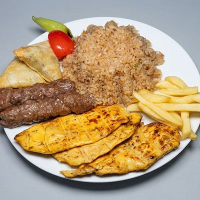 Al Basha Meal 1/4 Grilled Breasts$1/8kofta