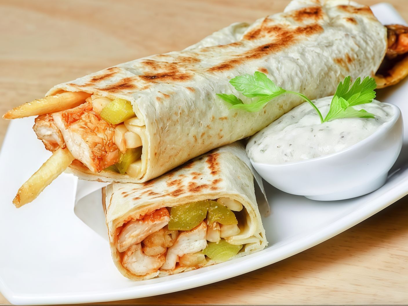 Shish tawook sandwich