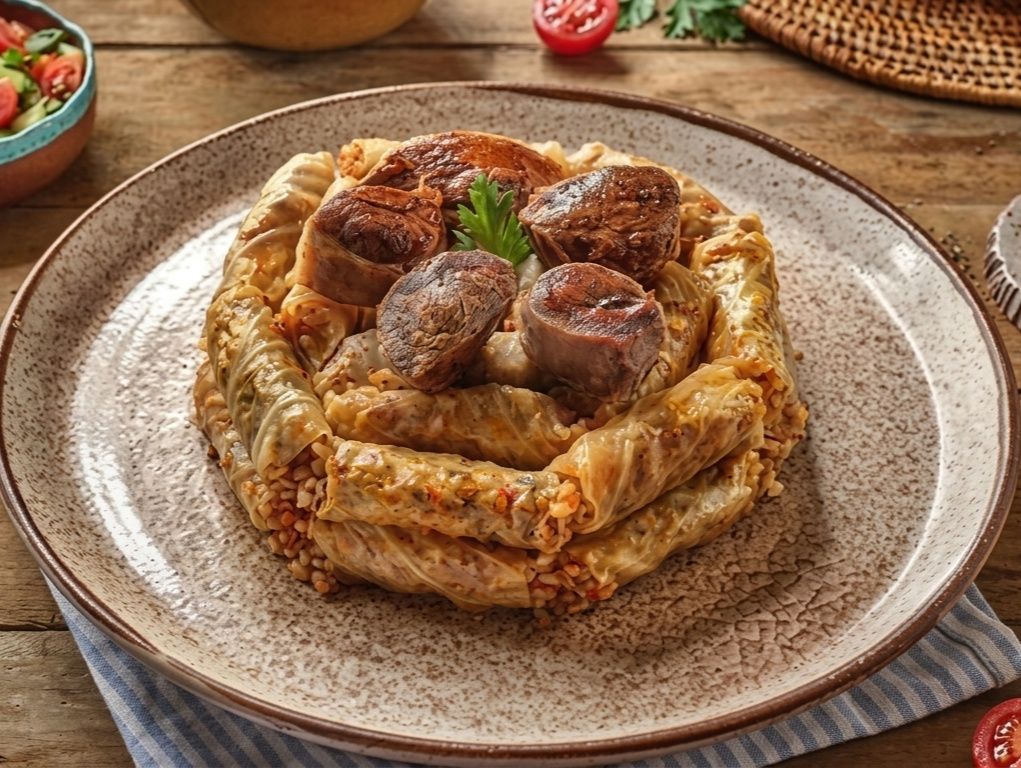 Stuffed cabbage with meat