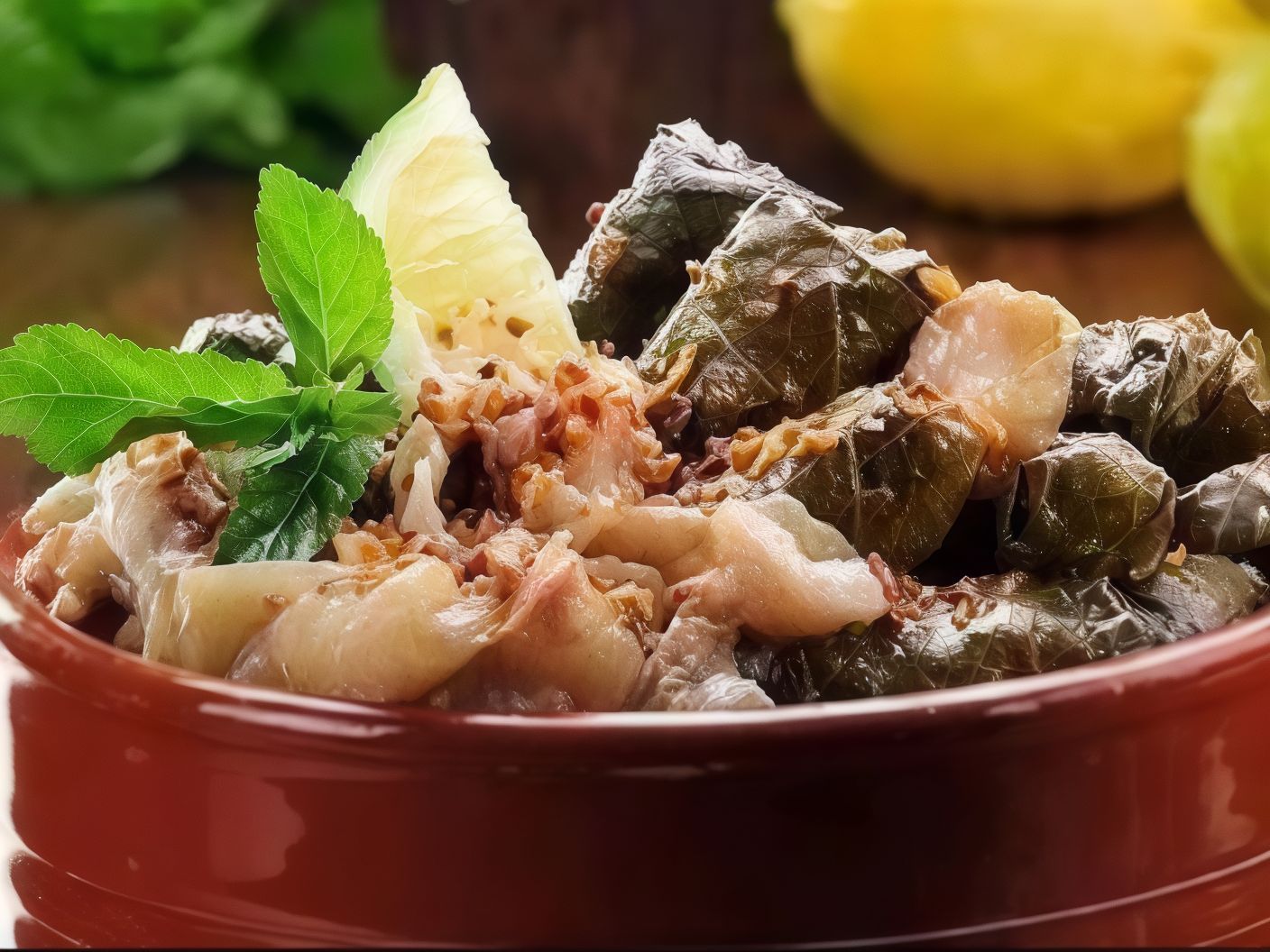 Grape Leaves With Akkawi