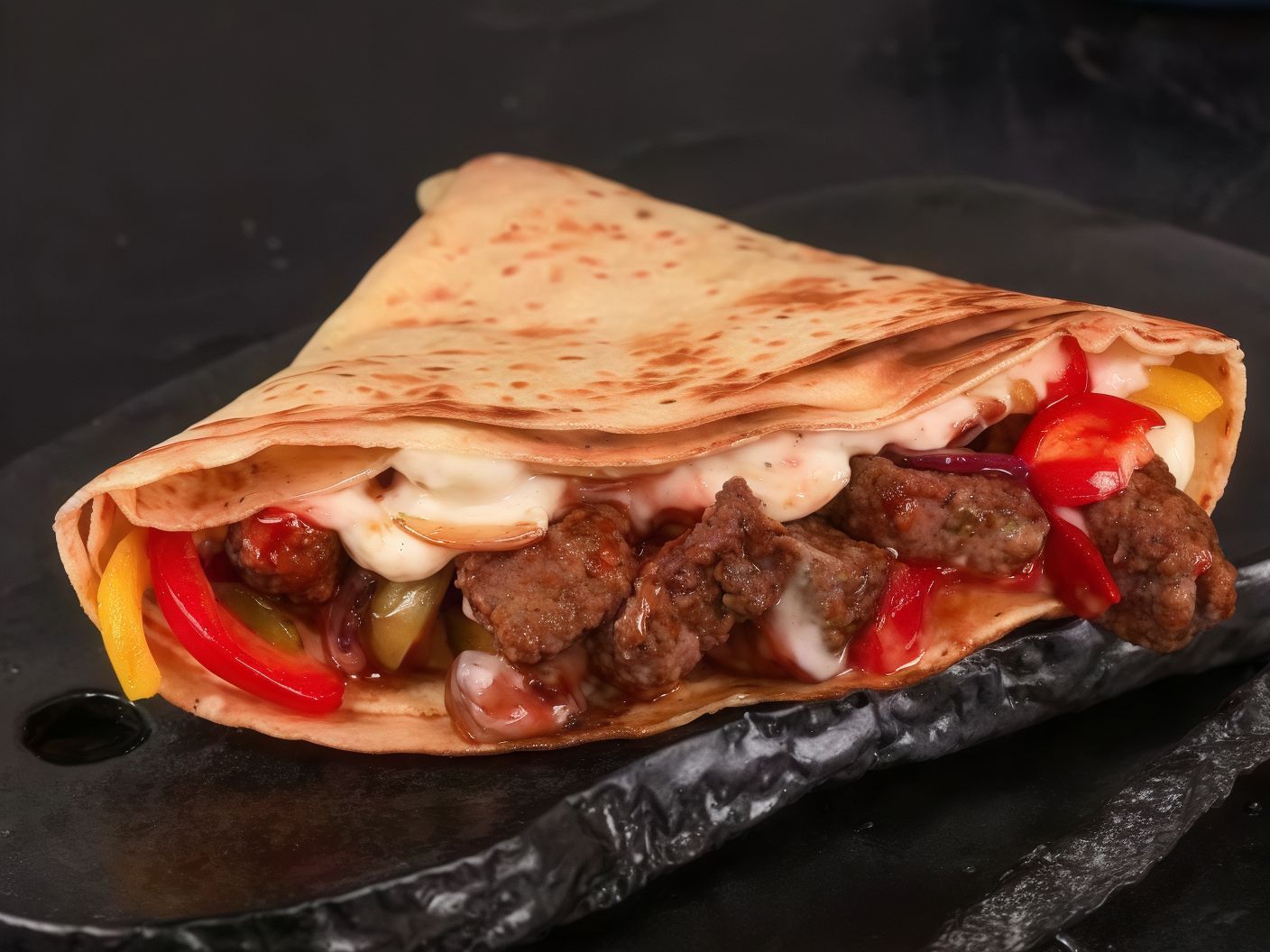 Meat Kofta Crepe
