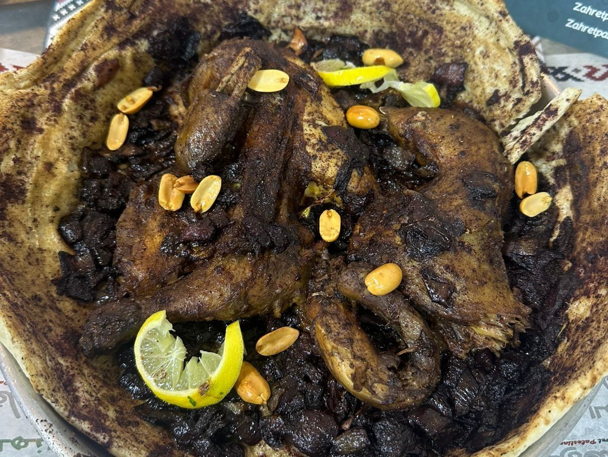 Palestinian chicken musakhan