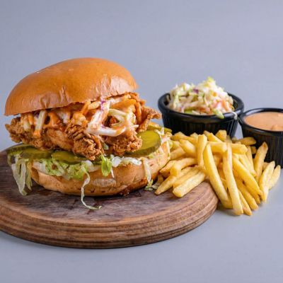 Crispy Chicken Burger Sandwich