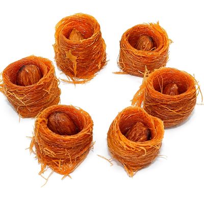 Kunafa Bracelets with Almonds