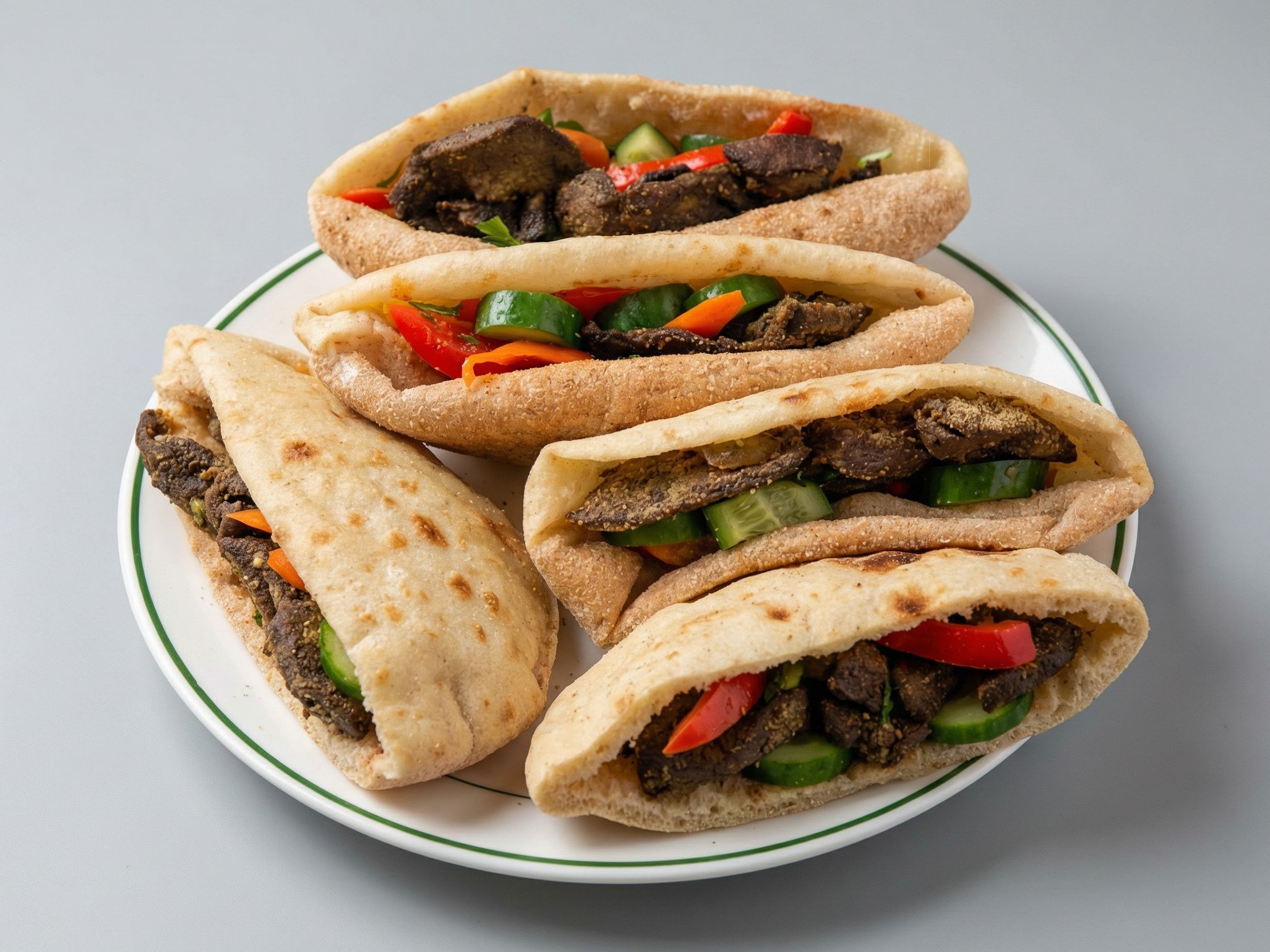 Small Baladi Liver Sandwich