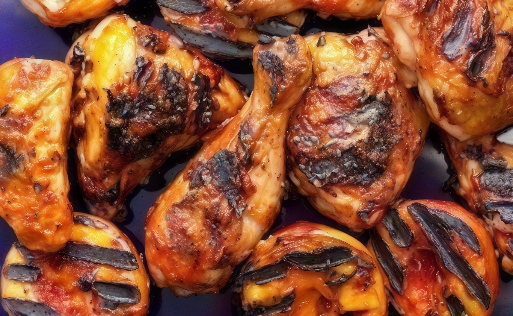 Chicken with mixture