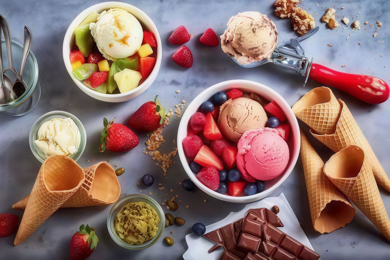 2 Scoops Ice Cream Box