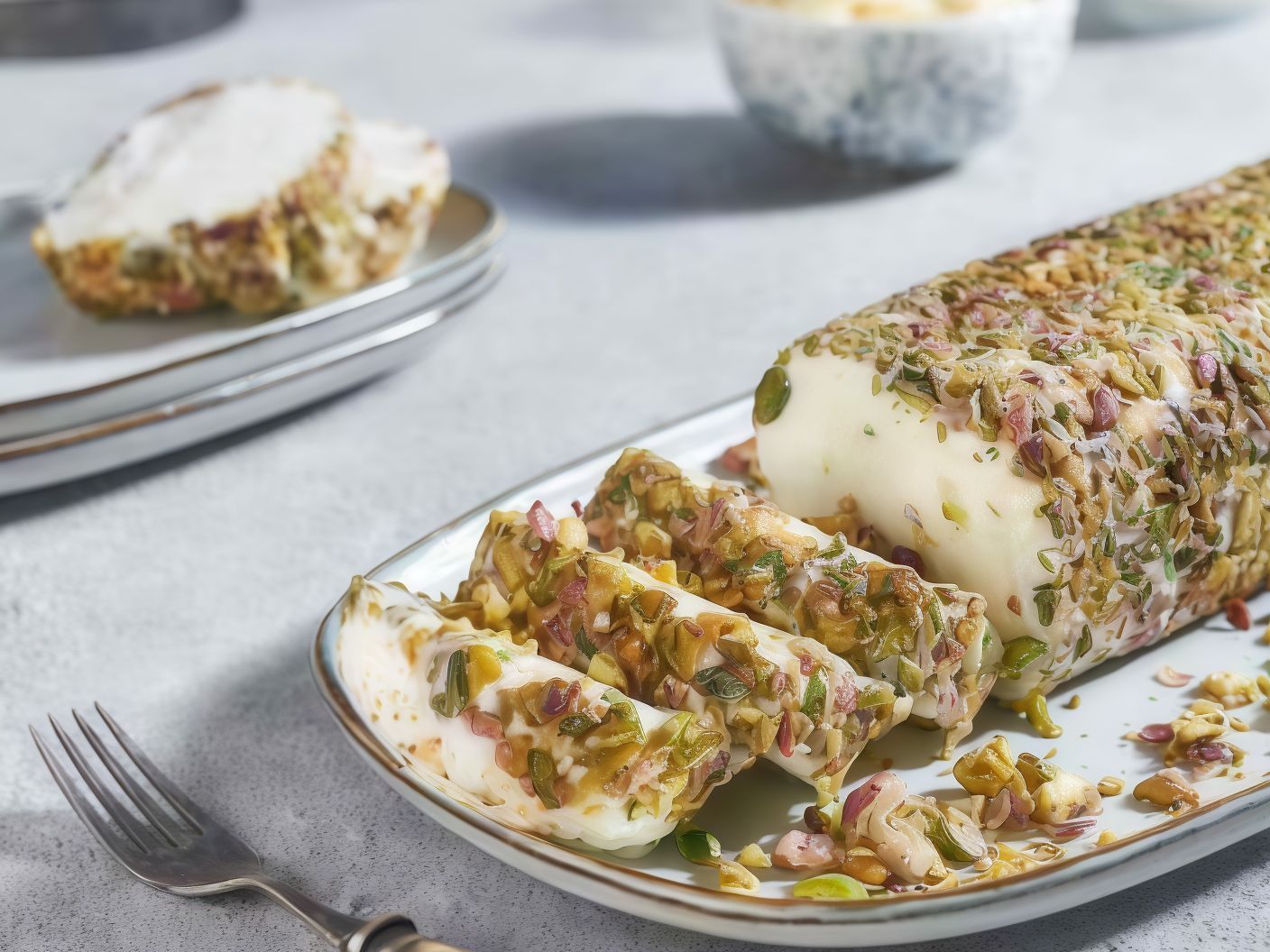 Arabic ice cream roll