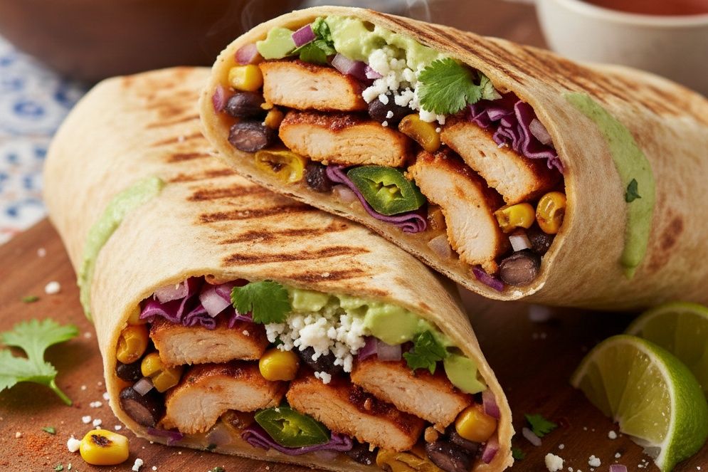 Mexican Spicy Chicken Shawarma
