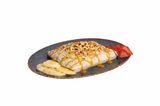 White Custard Strawberry Banana Crepe