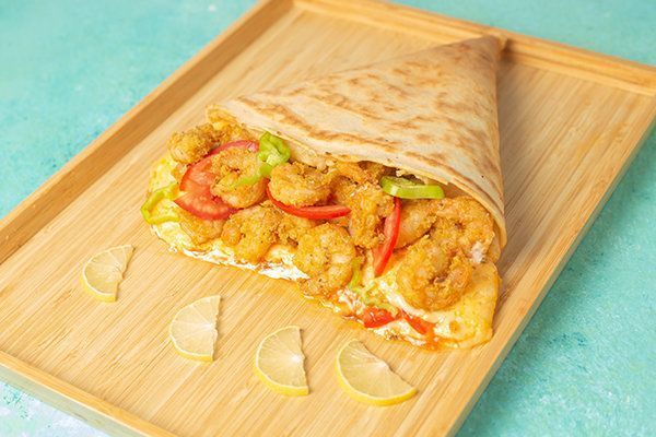 Shrimp crepe
