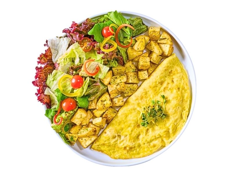 Omelette Eggs Plate