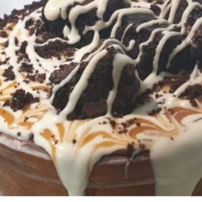 White Chocolate Brownies Casserole