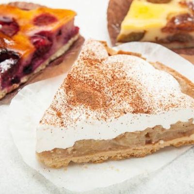 White Chocolate Cake Cono Casserole