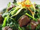 Beef with Spinach