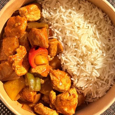 Sweet and Sour Chicken With Basmati Rice