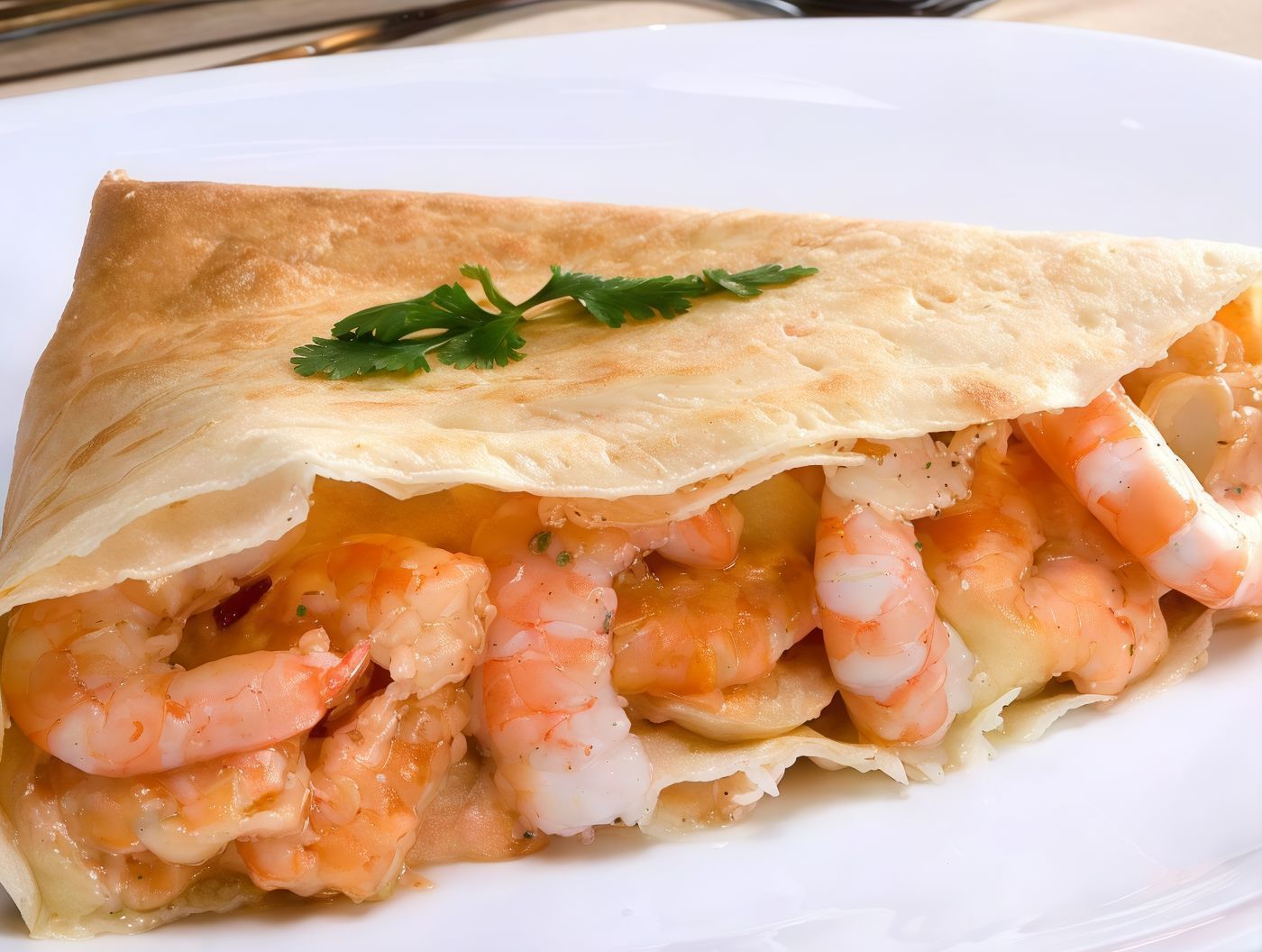 Shrimp Crepe