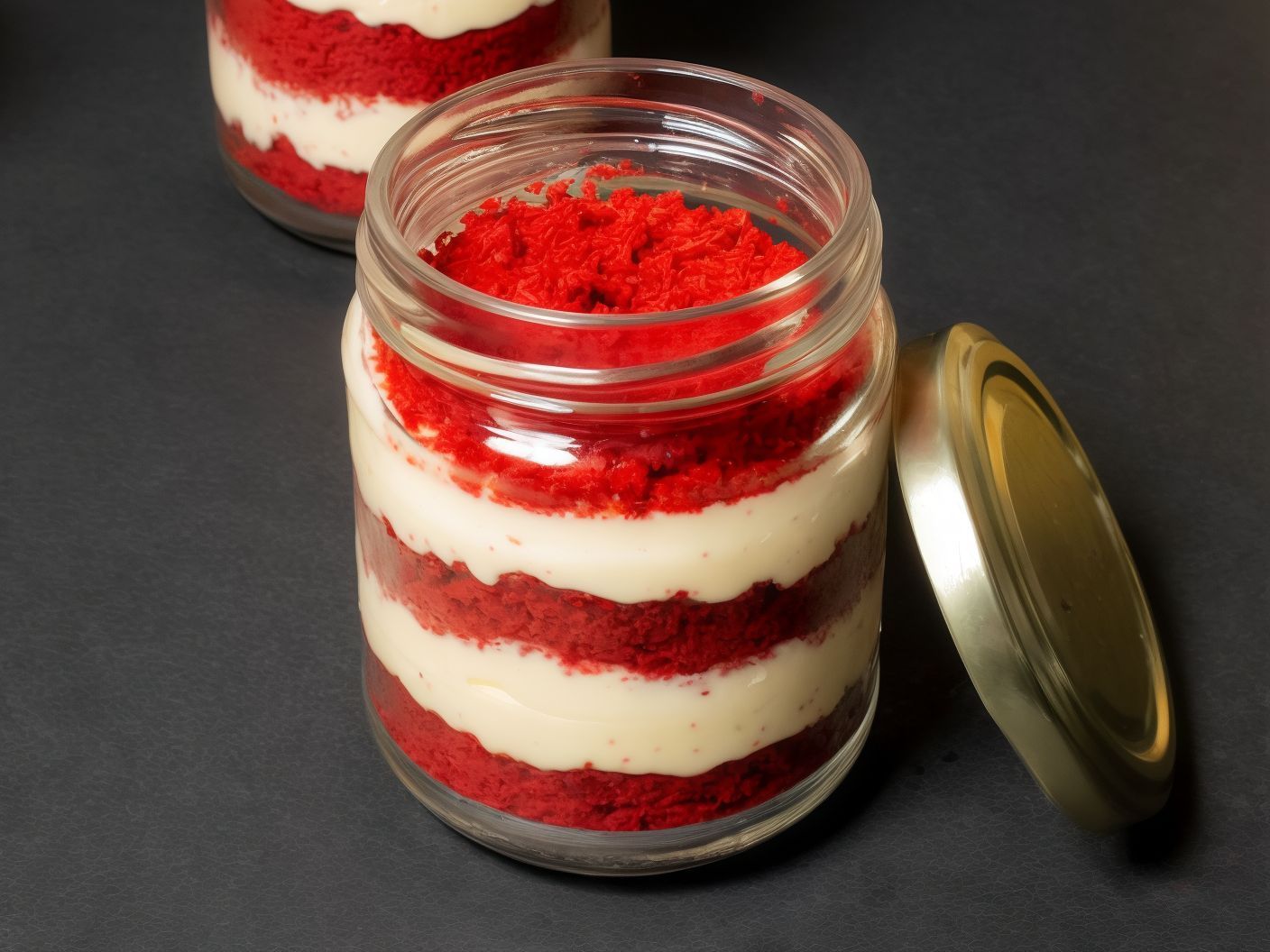 Red Velvet Cake Jar