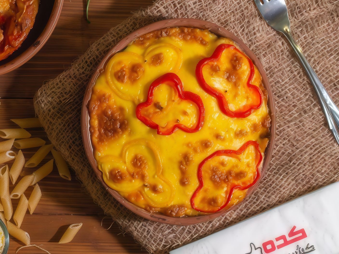 Meat Casserole With Mozzarella Cheese