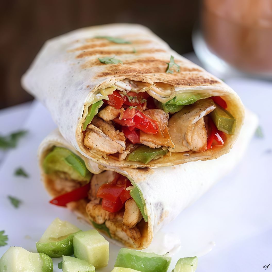 Chicken Fajitas Wrap