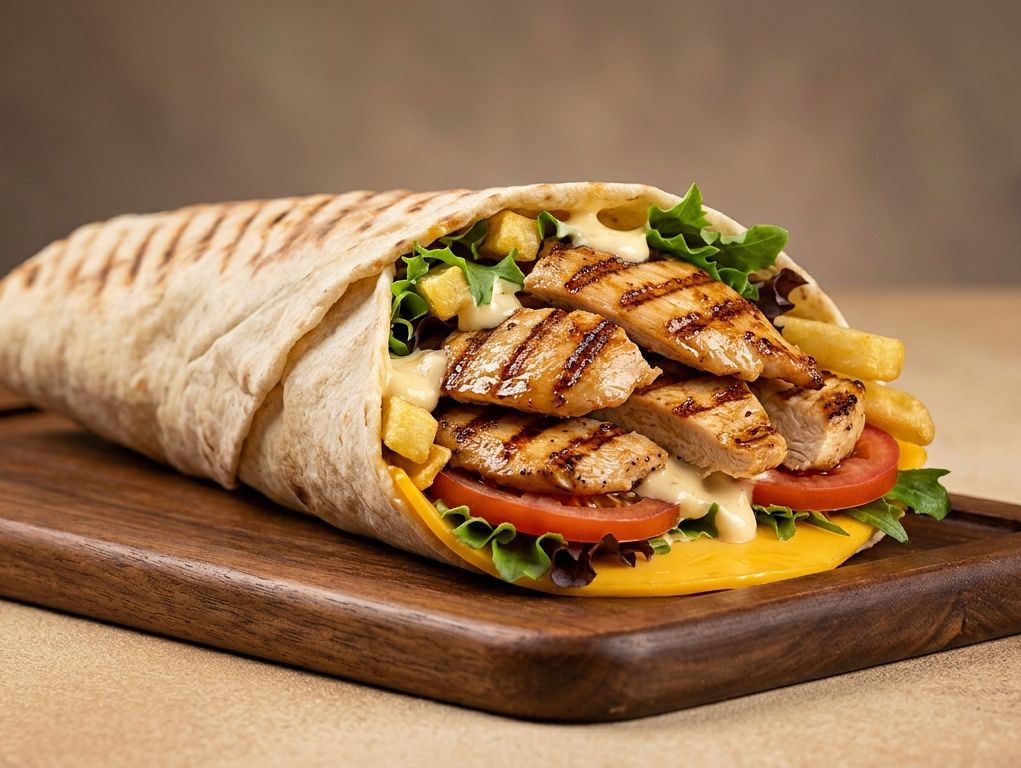 Corny chicken sandwich
