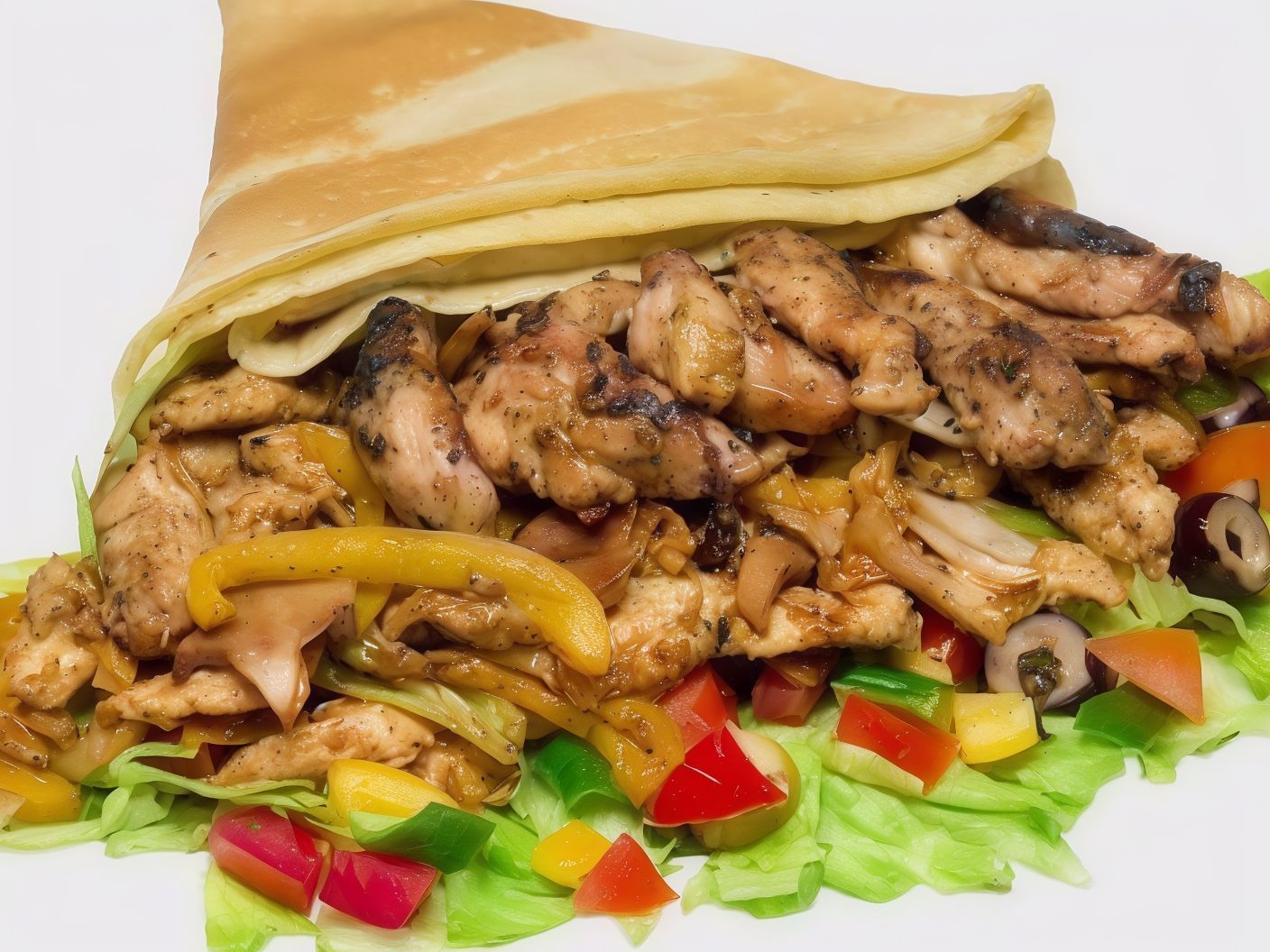Chicken Fajita Crepe
