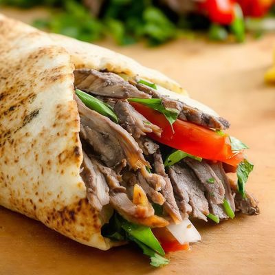 Meat Shawarma Surian Sandwich