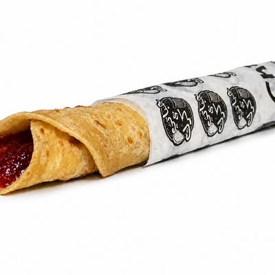 Chapati With Jam And Cheese