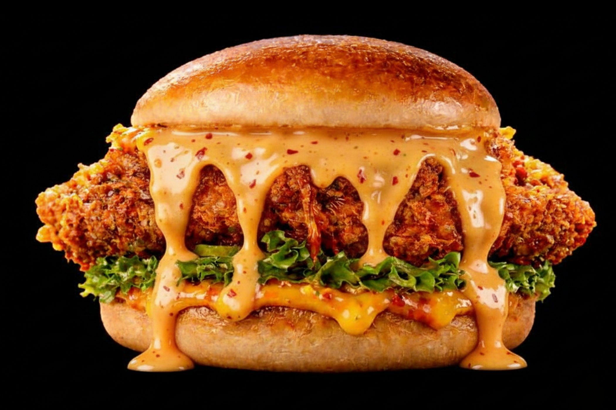 Sweet Mango Spicy Nashville Sandwich