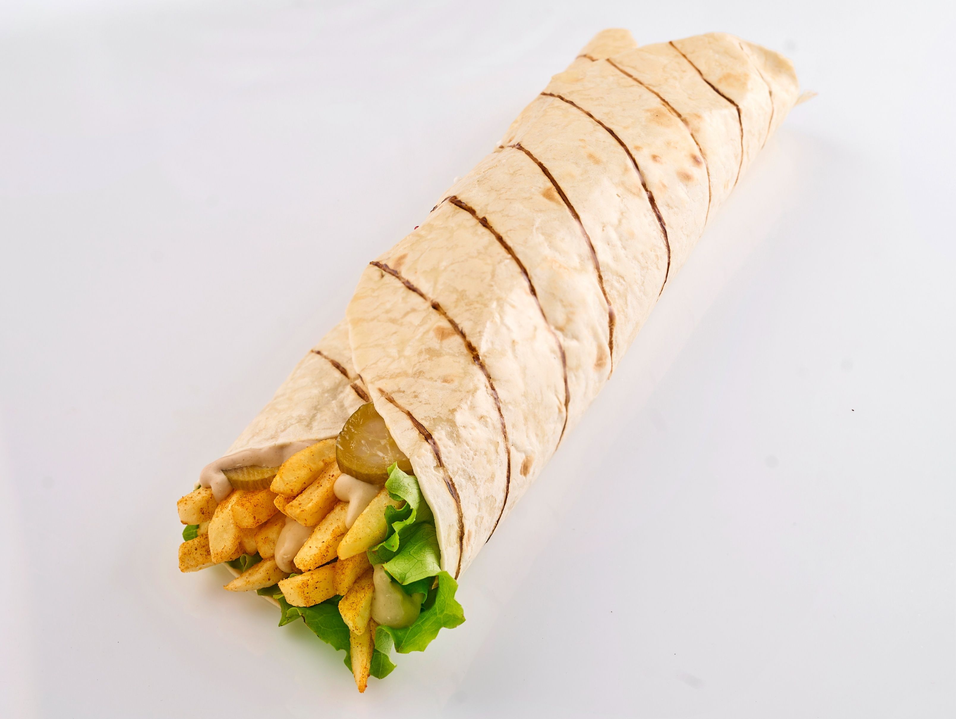 Fries Wrap Sandwich