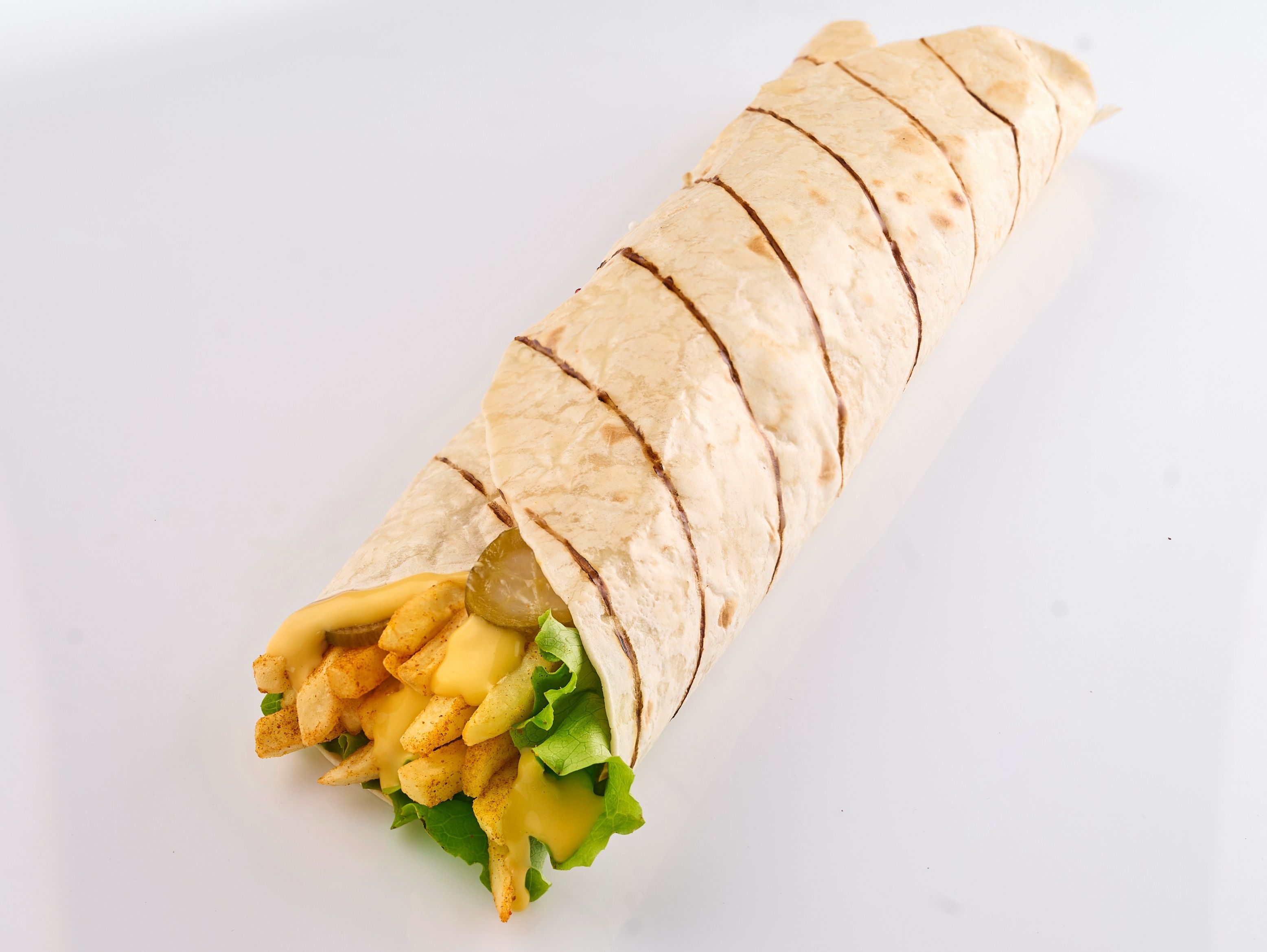 Cheese Fries Wrap Sandwich
