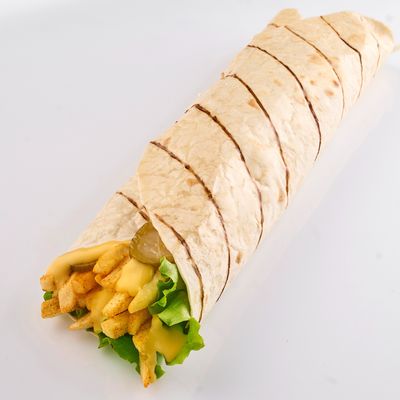 Cheese Fries Wrap Sandwich