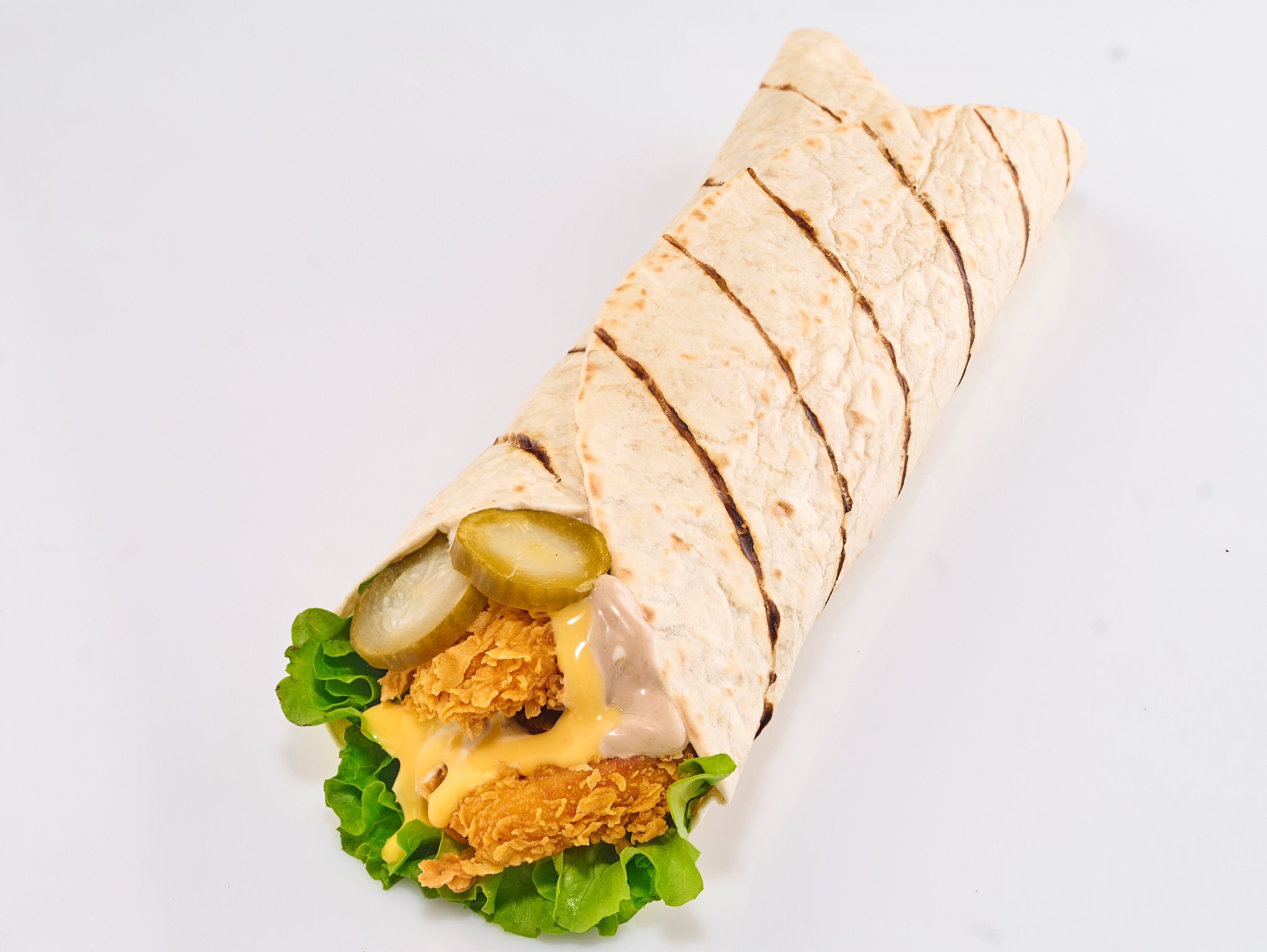 Chicken Cheese Wrap Sandwich