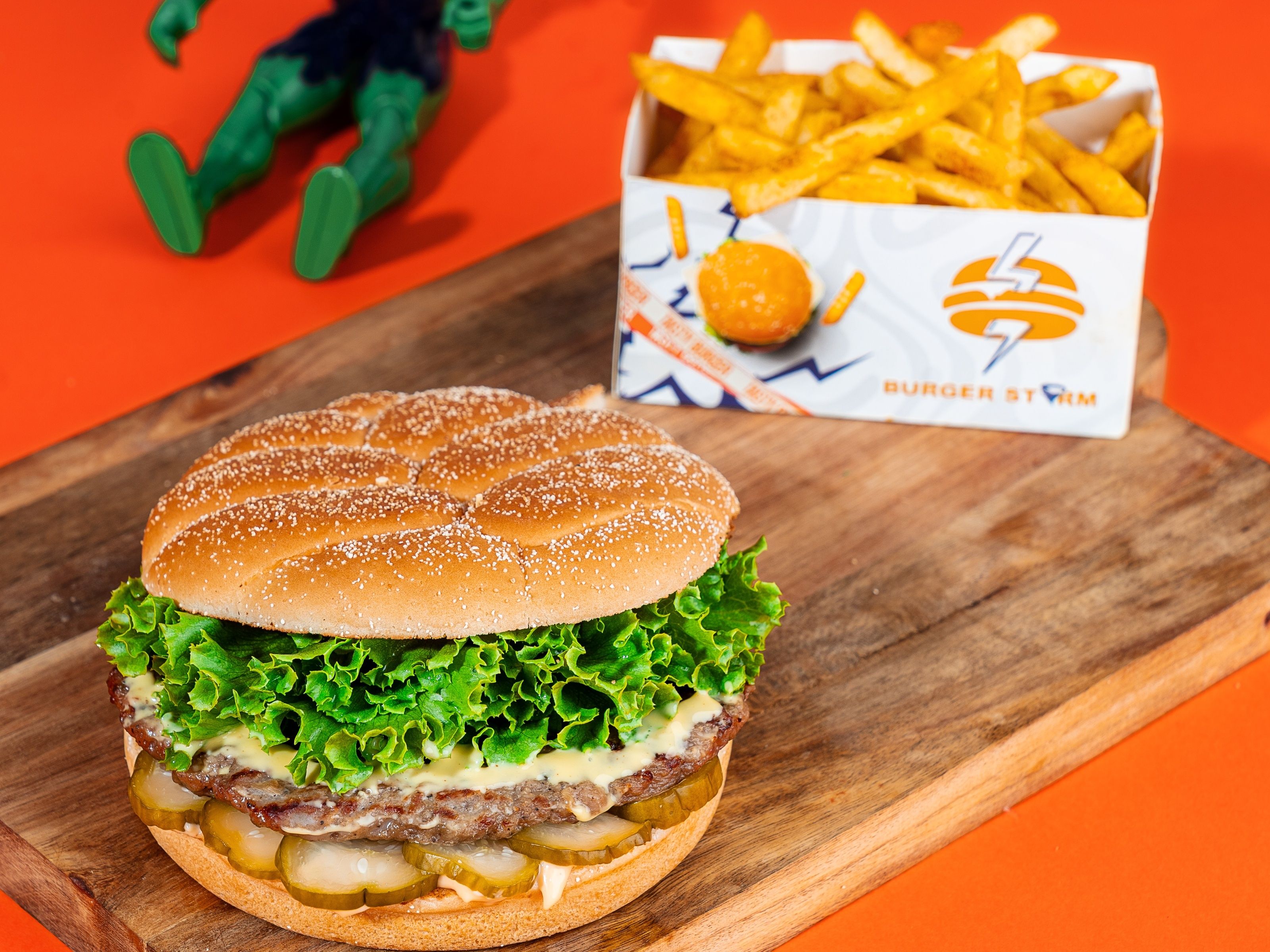 Burger Happy Meal with Toy