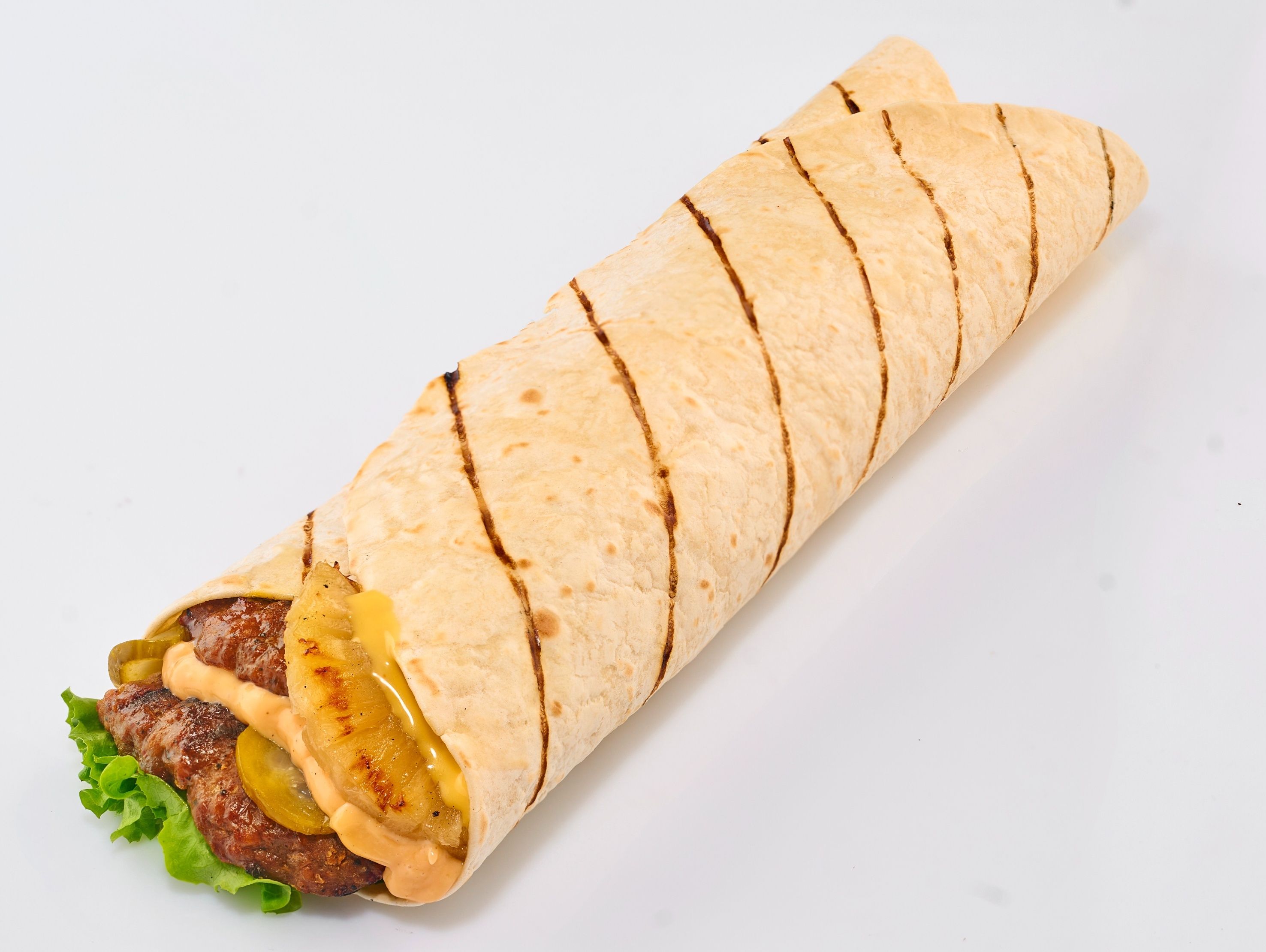 Hawaiian Burger Wrap