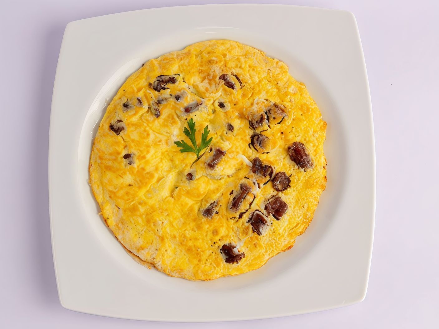 Oriental Sausage Omelet Dish