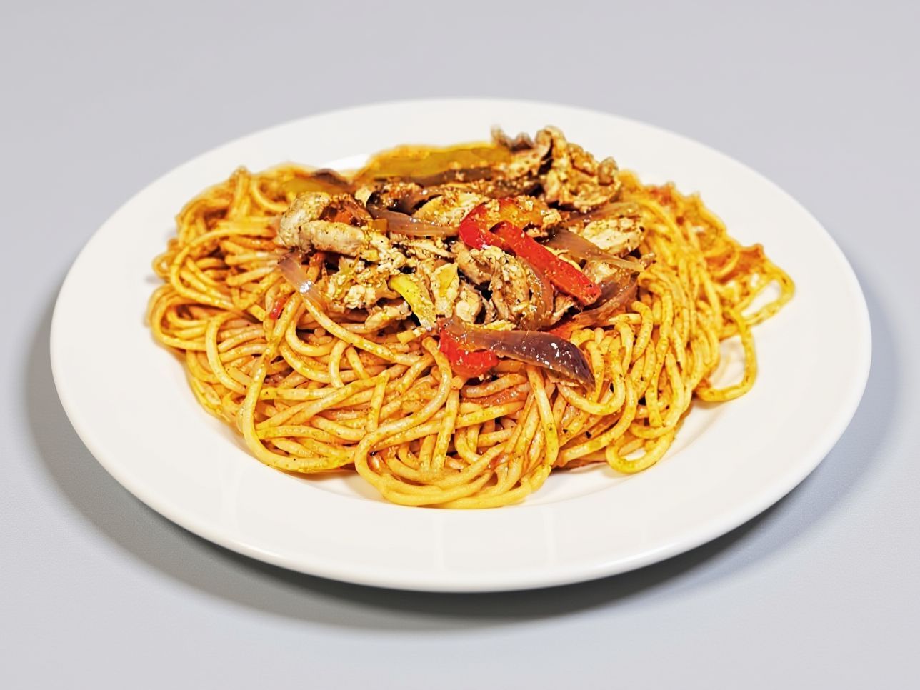 Red Sauce Chicken Shawarma Pasta
