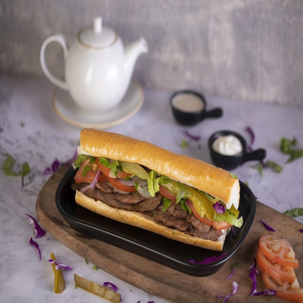 French meat shawarma