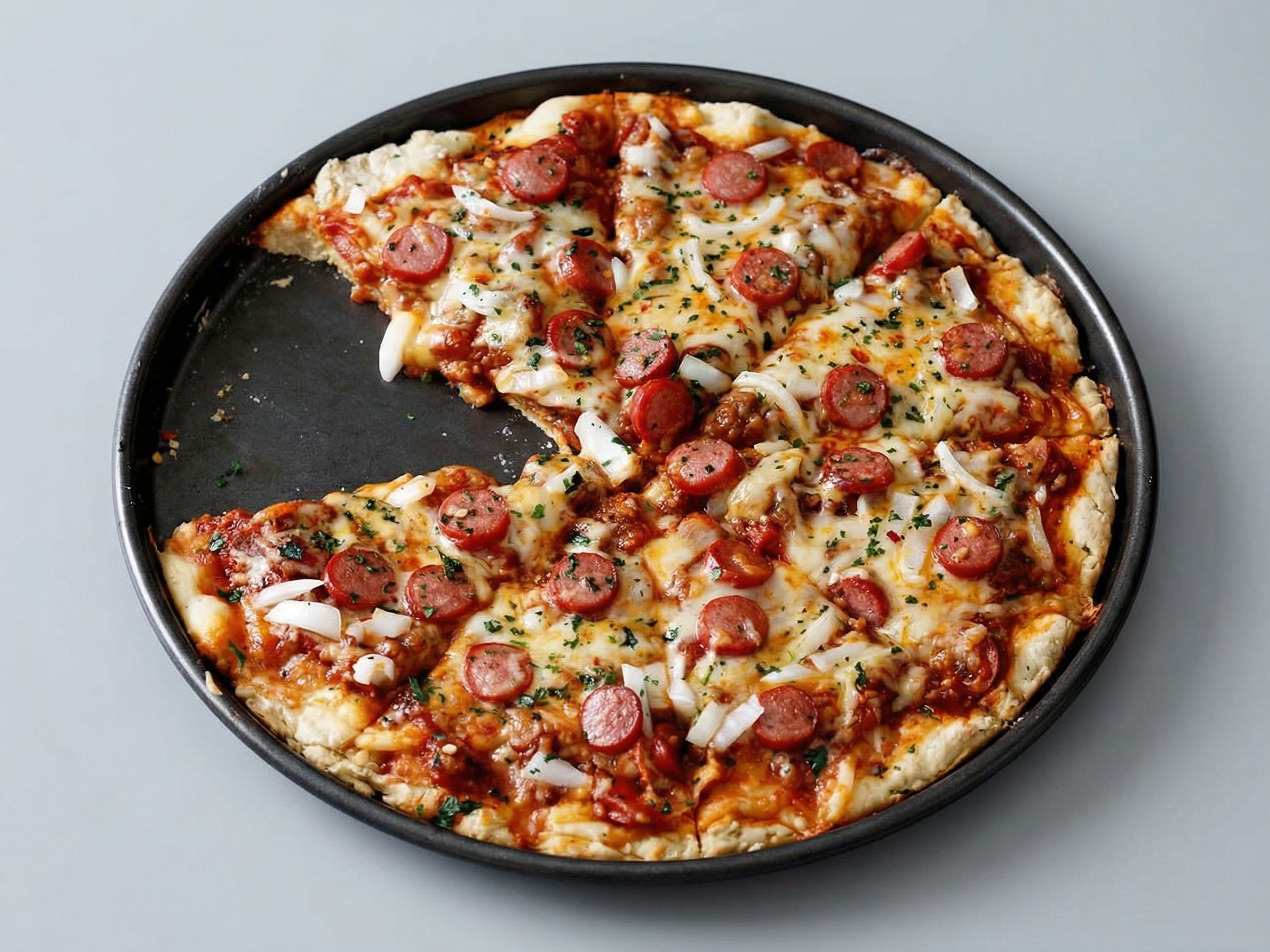 Medium Hot Dog Pizza