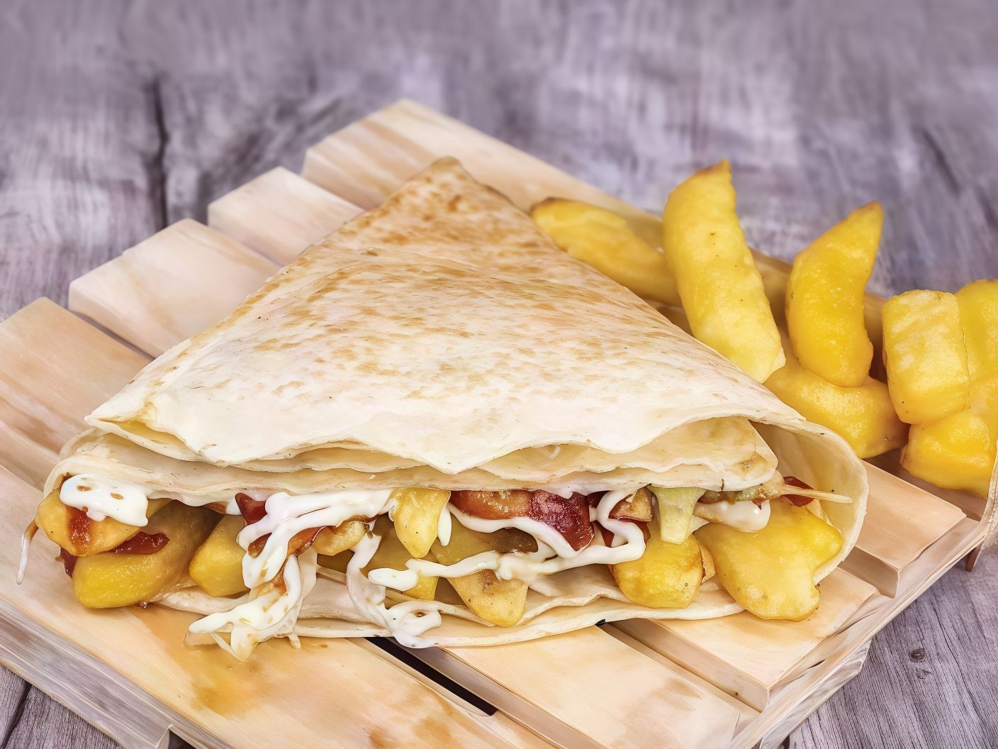 Shish and fries