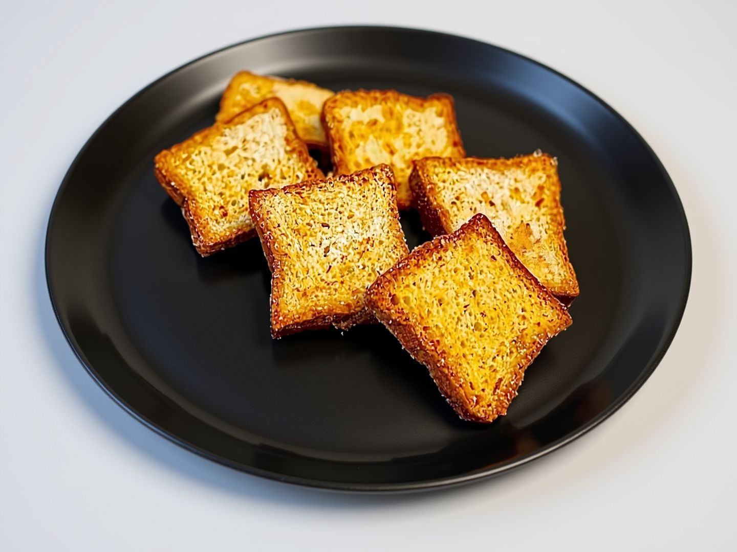 Toast with butter and garlic